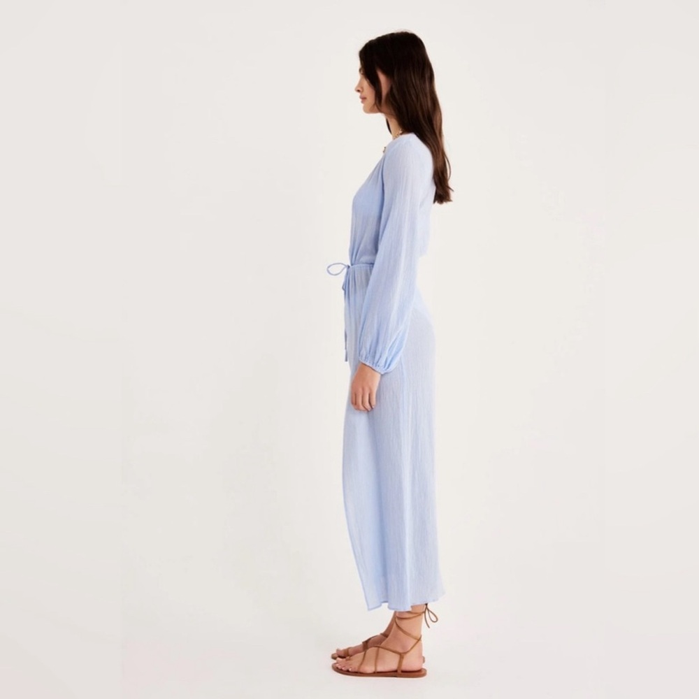 REVOLVE RUMER Small NWT Camille Duster Blue - Picture 3 of 6